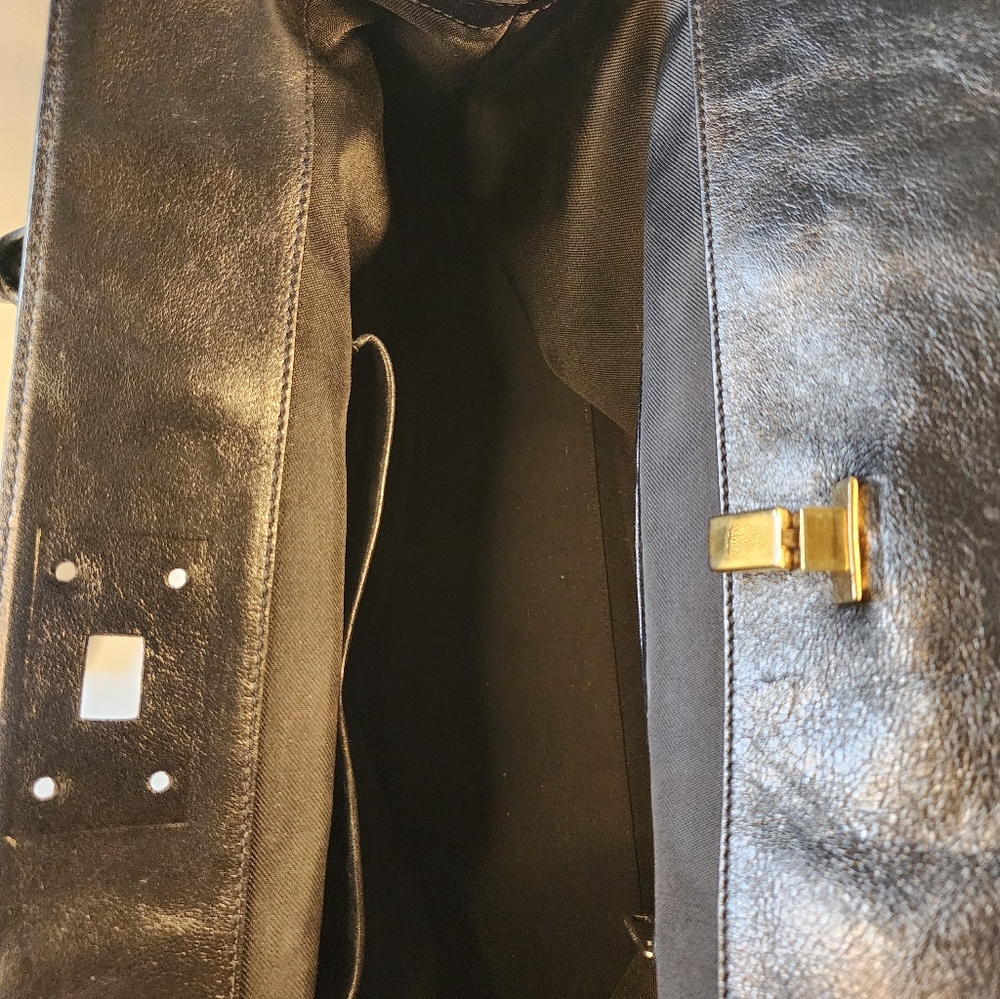 Marc Jacobs BUDDY Quilted Satchel Bag Black $1295+ Made in Italy - Picture 8 of 12